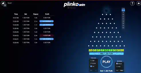 Jouez à Plinko sur 1win Cameroun